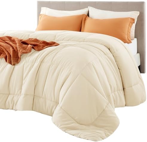 Bedsure Comforter Duvet Insert - Quilted Comforters Queen Size, A...