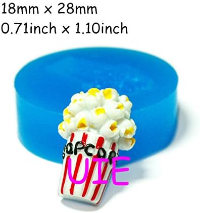 080LBX Popcorn Silicone Mold Fondant 28mm - Sugarcraft Cake Decorating Fake Sweet Wedding Cake Moulds, Mold Baking Mold