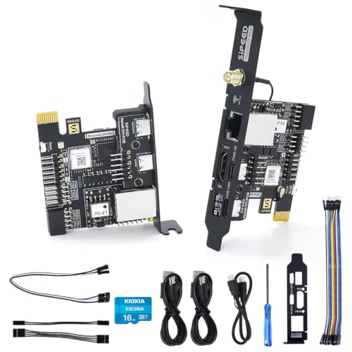 Sipeed NanoKVM-PCIe IP-KVM �����[�g�R���g���[�� �I�y���[�V���� �����e�i���X�T�[�o�[ DDR3 RISC-V Linux �J���{�[�h 1TOPS NPU 1GHz SG2002 RISC-V CPU HDMI 100M �l�b�g��