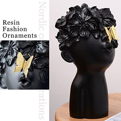 Notakia Modern and Simple Sculptures Home Decor Statues Sculptures Decoration Resin Figure Gift (one Black Big Size) - Image 3