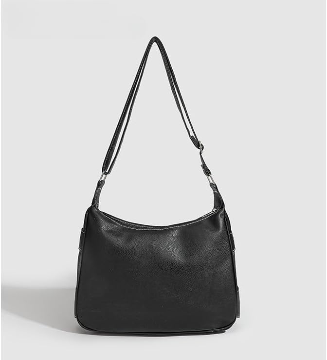 Cute Handbag Purse for Women, Coquette Shoulder Bag Purse Fashion Aesthetic Tote Bag Crossbody Bag Vintage Design (Black)