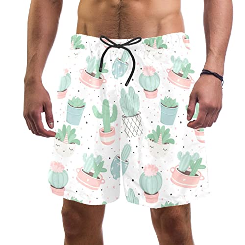 Short de plage à séchage rapide HadHfun maillots de bain cactus confort