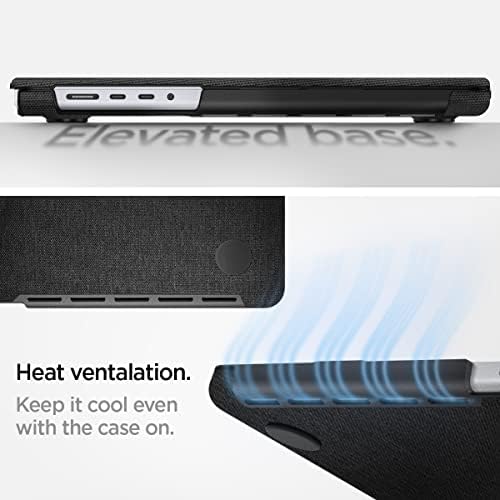 Spigen Urban Fit Laptop Case Compatible with MacBook Pro 14" (2021) - Black