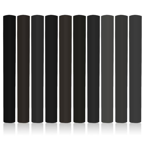 NHQZ 1 Kit Réparation Pour Stratifié (10 Bâtons), Bâtons De Cire De Réparation Pour Bois, Cire Meuble En Bois, Mastic À Bois, Cire Parquet, Cire Bois (Foncé, A)