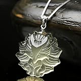 Collier de richesse en cristal jaune authentique naturel collocation pendentif renard à neuf queues S925 argent Chakra guérison amulette Reiki prospérité bonne fortune conjurer le mal collier femmes A