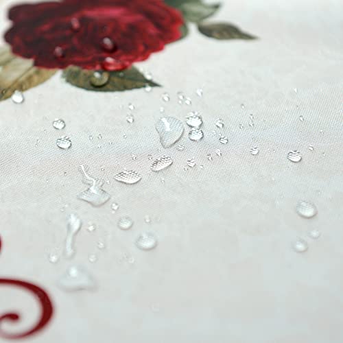 Sutavia Lace Embroidered Table Cloth,Rectangular Farmhouse Tablecover,Classic Oblong Antique Flower Decor Macrame Tablecloth thumb #3