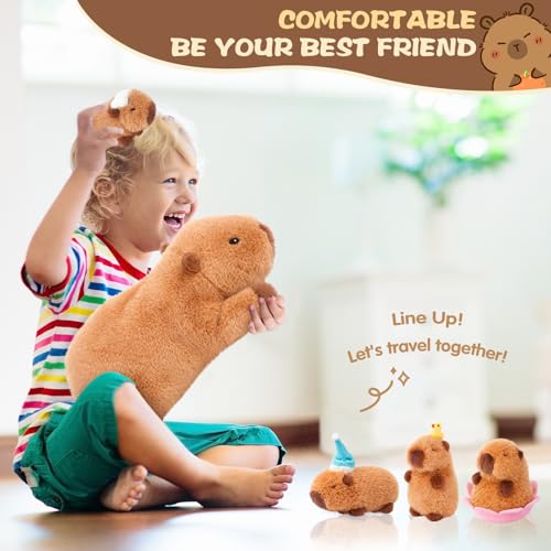 SuzziPals Lotus Capybara Plush with 4 Babies, Cute Capybara Gifts for Kids by SuzziPals - Used condition - Image 5