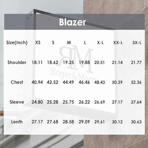 Rogers & Morris Blazer for Men Casual Slim fit Suit Jacket Dress Party Floral Men's Sport Coat Chaqueta de Traje para Hombre2