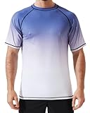 Arcweg Rashguard - Camiseta de natación para hombre, manga corta, secado rápido, UPF 50