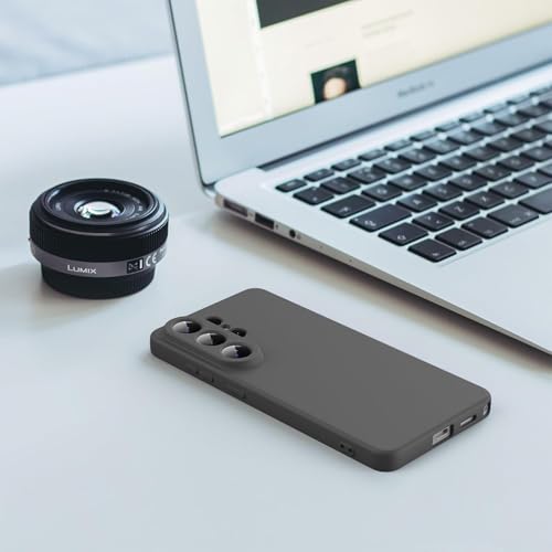 Image of DIZORO Microfiber Candy Case Compatible with Samsung S26 Ultra 5g Smooth Touch Cushion Liquid Soft Silicone Gel Rubber Phone Cases Non-Slip Full Body Protective Shockproof Back Cover (Space Grey)