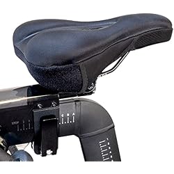Padded Seat Cover for All Peloton Bikes and Cross Training Bike & Bike+ - Gel Seat Cushion, Ultimate Comfort for Men & Women, Accessories for Peloton Bikes