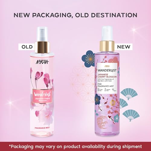 Image of Wanderlust Japanese Cherry Blossom Fine Fragrance Mist 200ml