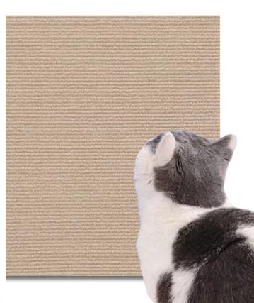 2枚セット 猫 爪とぎ シート 大判 粘着式 猫用爪とぎ マット 爪研ぎ 自由 組み立て 粘着式猫爪とぎポスト カット可能 粘着式 猫ソファプロテクター 家具 つめとぎ カーペット 耐摩耗 汚れ防止 傷防止