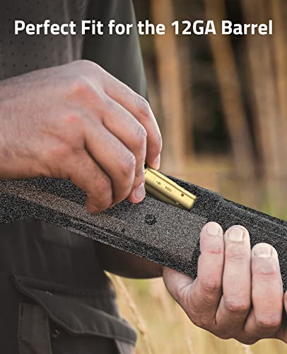 Cvlife 12 Gauge Bore Sighting Laser Red Dot Boresighter With 3 Batteries #TOP4