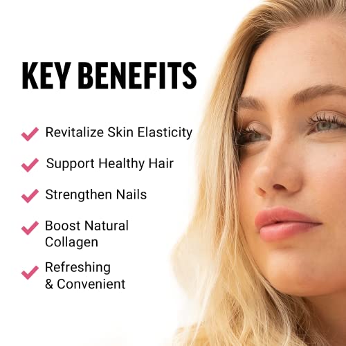 Force Factor Collagen Boosting Superfoods with Biotin, Hyaluronic Acid, Bamboo, and Hair, Skin, and Nails Vitamins, Nail Strengthener and Skin Supplement, Tropical Fruit Flavor, 20 Stick Packs - Image 3