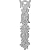 Ekena Millwork ONL04X19X01WR 4 5/8-Inch W by 19 1/2-Inch H by 1 3/8-Inch P Wreath Drop Onlay