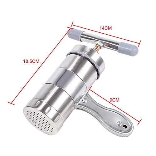 Prensa de macarrão manual para máquina de macarrão, máquina de macarrão manual, máquina de macarrão