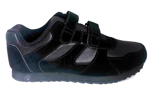 Men's Sneakers Hook and Loop Comfort Walking Shoes Sizes3