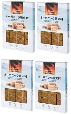 Amazon Co Jp オーガニック着火剤 お得な4箱セット 100 ナチュラルな着火材 固形燃料 バーベキュー 薪ストーブ 暖炉 焚き火 Fsc認証 ヨツール 1箱32個入 Wb032 4 スポーツ アウトドア
