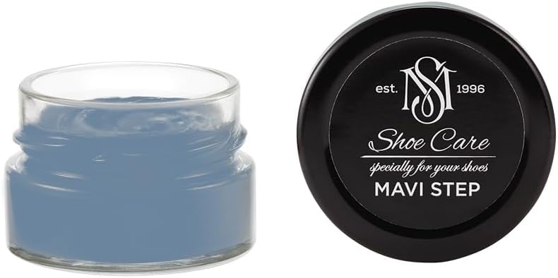 Nutritive Leather Spray - NCS S 4020-R90B Deep Steel Blue Grey - Deep Conditioning & Shoe Color Restoration for Smooth Leather by MAVI STEP - 1.70 fl oz / 50 ml