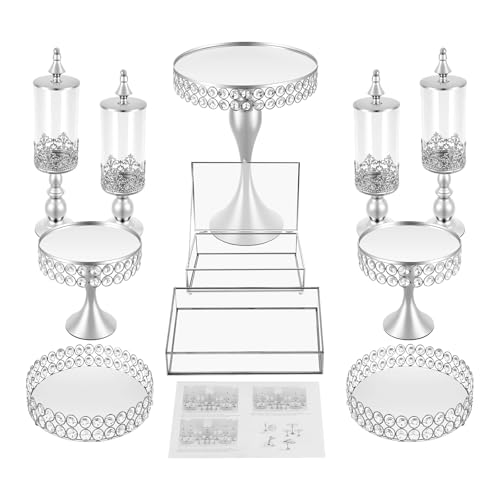 APOUDM Cake Stand Set, Acrylic Dessert Table Display Set, Elegant