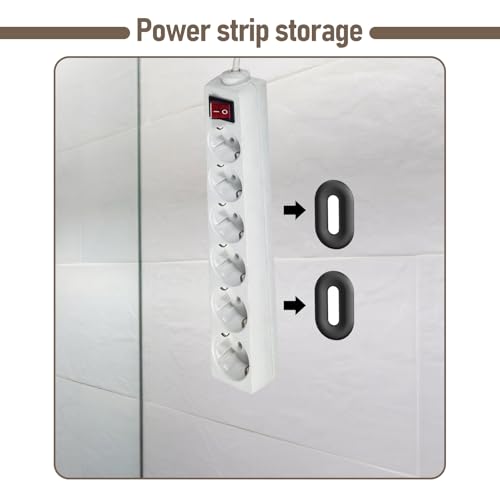 KEORHEZ 10 Stück Fernbedienungshalter Fernbedienung Wandhalterung Einfach Zu Organisieren Und Aufzubewahren Geeignet Für Die Organisation Von TV Und Klimaanlagen Fernbedienungen Schwarz