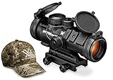 Vortex Optics Spitfire 3X Prism Scope - EBR-556B Reticle (MOA) with Vortex Optics Baseball Hat