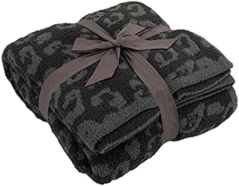 Throw Blanket Fleece Reversible Leopard Print Throw Blanket Fluffy Ultra-Soft Plush Microfiber Throws Cosy Warm Blankets For Sofa Couch Bed And Living Room (Color : C, Size : 75 * 90CM)