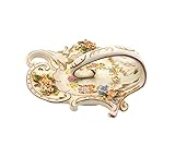 Porzellan Henkelschale, Barocke Schale, Anbietschale, Tafeldekoration, Tafelaufsatz