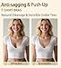 ZYQEXA Strapless Bras for Women with Support - Womens Underwire Push Up Plunge Halter Racerback Bralette Full Coverage Seamless Non Slip Workout Sexy Tshirt Convertible Bra, Nude, 36B