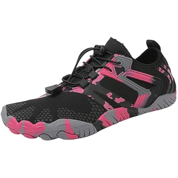 Générique Buty plażowe buty do wody dla kobiet i mężczyzn, buty plażowe, boso stopy, letnie sporty na świeżym powietrzu do wędrówek, pływania, rzeki, basenu, barefoot mężczyzn, Różowy, 41 EU