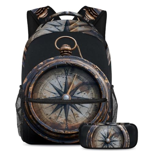 Sac à dos boussole grand format pour ranger toutes les fournitures