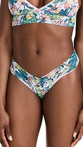 hanky panky Women's Palm Springs Original Rise Thong, Palm Springs, Floral, One Size