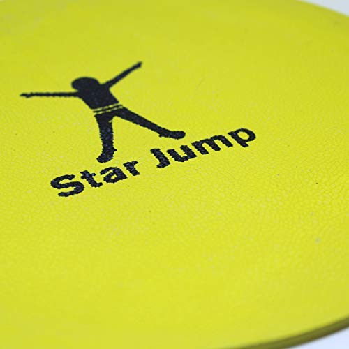 Flat Round Disc Markers | Exercise Workout | Non Slip Circuit Training Set | Outdoor/Indoor Sports Landmark Track And Field Markers | Yellow 10 Exercise Set #TOP7