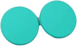 حلقان اكريليك بتصميم دائري بسيط