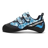 Pies Gato Escalada,Zapatos para Principiantes Escalada,Zapatos scalada,Zapatos de Boulder de niños,Zapatos de Escalada para Hombre y Mujer,Ligeros Antideslizantes para Interiores y Exteriores