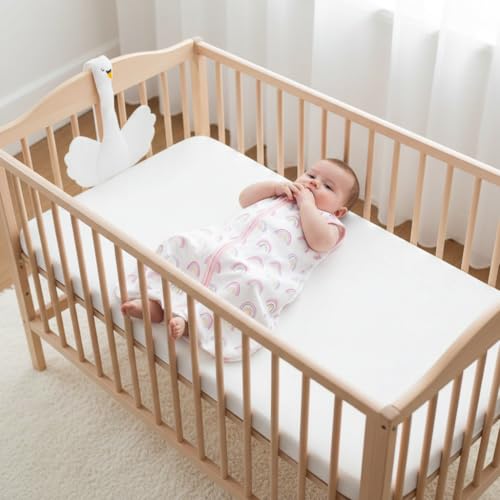 Image of SNOWIE SOFT Baby Swaddles for Newborns 3-12 Months, 100% Cotton Baby Swaddle Wrap for Newborns Arms Up Infant Sleeping Blanket Zipping Sleeping Bag Newborn Sleep Sacks for Startle Reflex for Infant