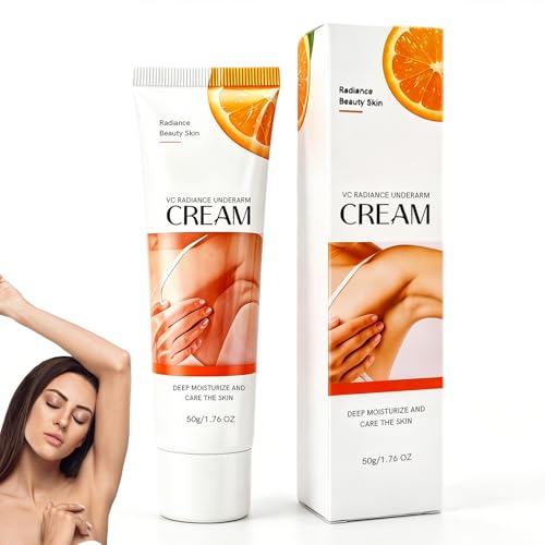 Crema Blanqueadora Partes Íntimas y Cuerpo 50g para Mujer, Aclarante Zona Íntima y Axilas con Vitamin C, Extractos Vegetales, Esencia Hidratante y Despigmentante Corporal