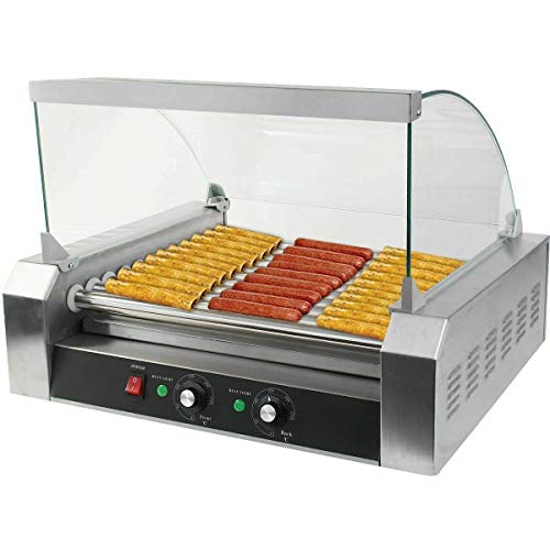image for Home Rich Roller 30 HotDog Grill Cooker Hot Dog 11 Roller Machine Gril