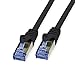 VALUE Outdoor Patch Cable Cat.6A (Class EA) S/FTP (PiMF), Solid Wire, LSOH, Black, 50 m