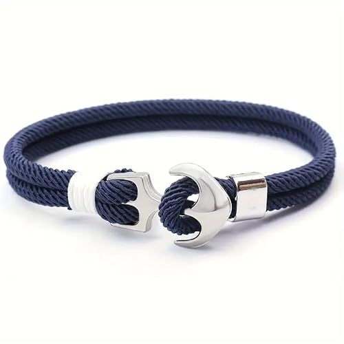 Nautical Anchor Braided Bracelet