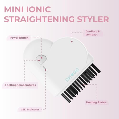 Plancha de Pelo Mini RIKI LOVES RIKI Recargable USB-C miniatura 2