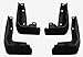 HIGH FLYING Mud Flaps Guard Splash Mudguards Black 4pcs for Honda Civic 4dr Sedan 2016 2017 2018