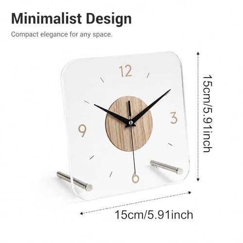 Reloj de oficina analógico para mesa de salón y dormitorio 3