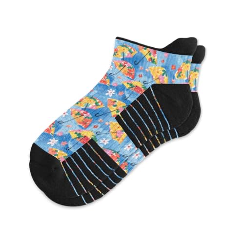 Image of Viasox Ankle Compression Socks for Women & Men, 14 mmHg Support Improves Circulation, Extra Cushioned