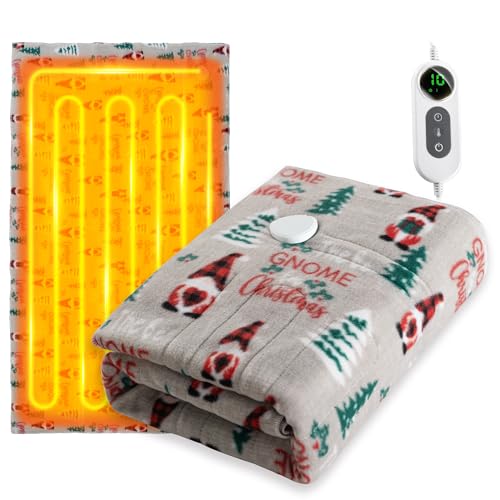 電気毛布 掛け敷き兼用 【2025冬新モデル・AI過熱保護機 &12Hタイマー付き】 電気敷毛布 ひざ掛け 10段階...