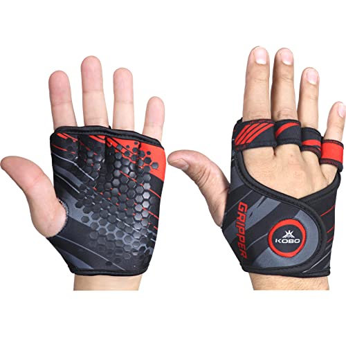 Kobo WTG-64 Weight Lifting Gym Gloves Hand Protector for Fitness Training