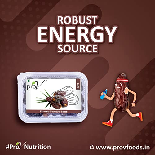 Image of ProV Premium Dates - 250gm| Natural Khajoor| No Added Sugar | No Preservatives| Healthy, Tasty & Nutritious Dryfruits Snack | Rich in Iron, Fiber| Sweet Jewel of The Deserts|