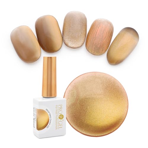 aoyiro マグシャンジェル 10ml プロップジェル マグネットネイル シャンパンゴールドの光 5ミクロン セラミック ビー玉 シースルー ジュエリー マット 発光体 PROP プロップ 磁石 微粒子 マグネット 9D ギャッツアイ ヌーディーカラー