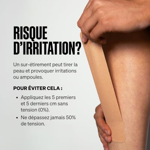 SPORTTAPE Ruban Kinésiologique à Adhésion Délicate 10 cm x 5 m Extra Large – vue 4